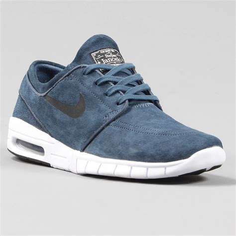 nike sb stefan janoski max l sneaker für herren blau